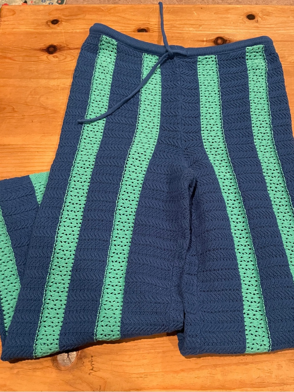 NWOT Free People Free Est Surfer Combo Joan fauxchet Asymmetrical top pants M - Picture 2 of 13